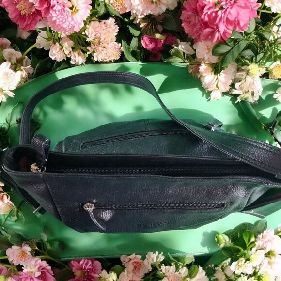 Stone & Company Black Leather Purse Shoulder Bag 12096 - Picture 6 of 8